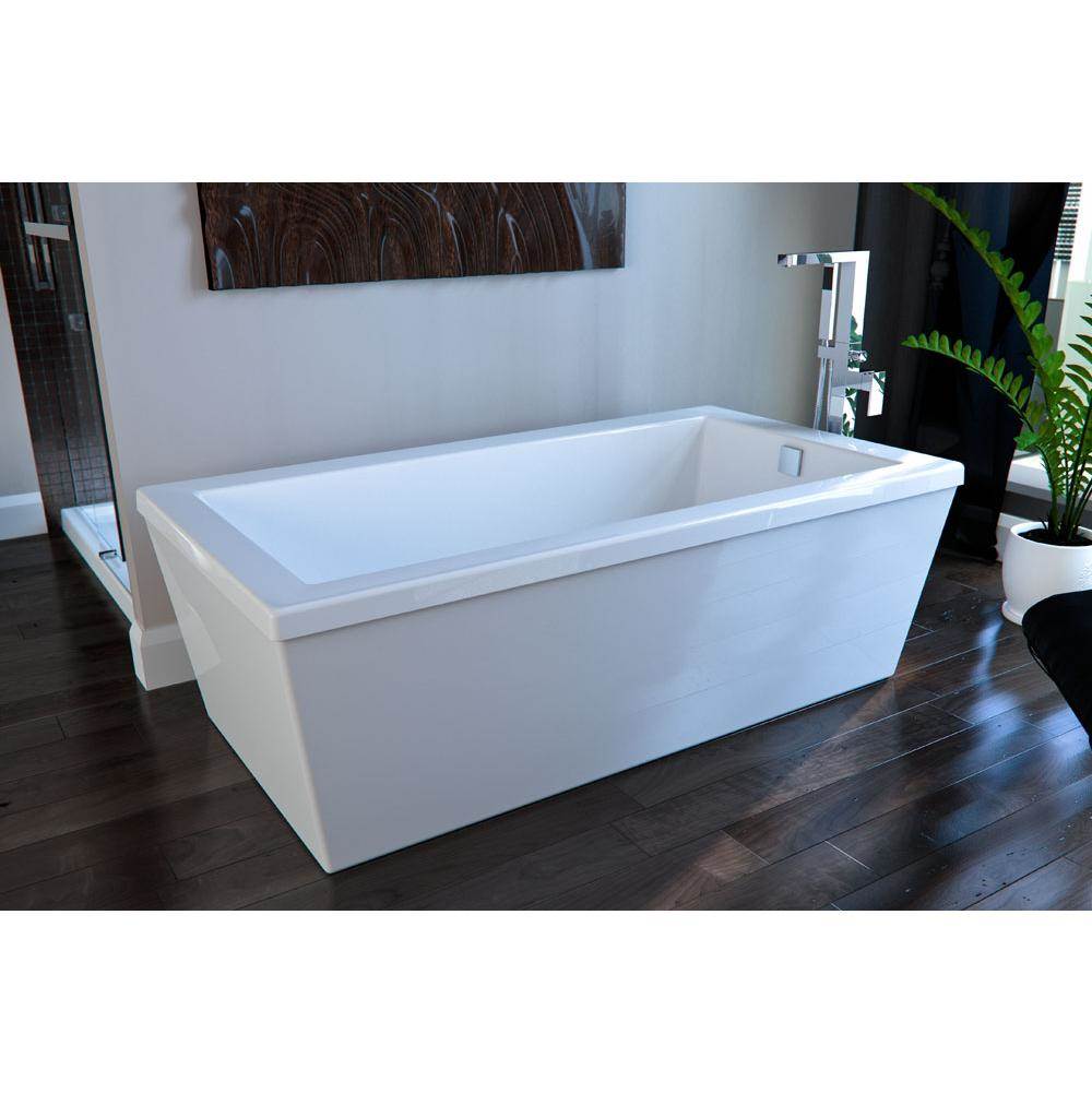 Produits Neptune Freestanding AMETYS Bathtub 36x66 with armrests, Mass-Air/Activ-Air, White