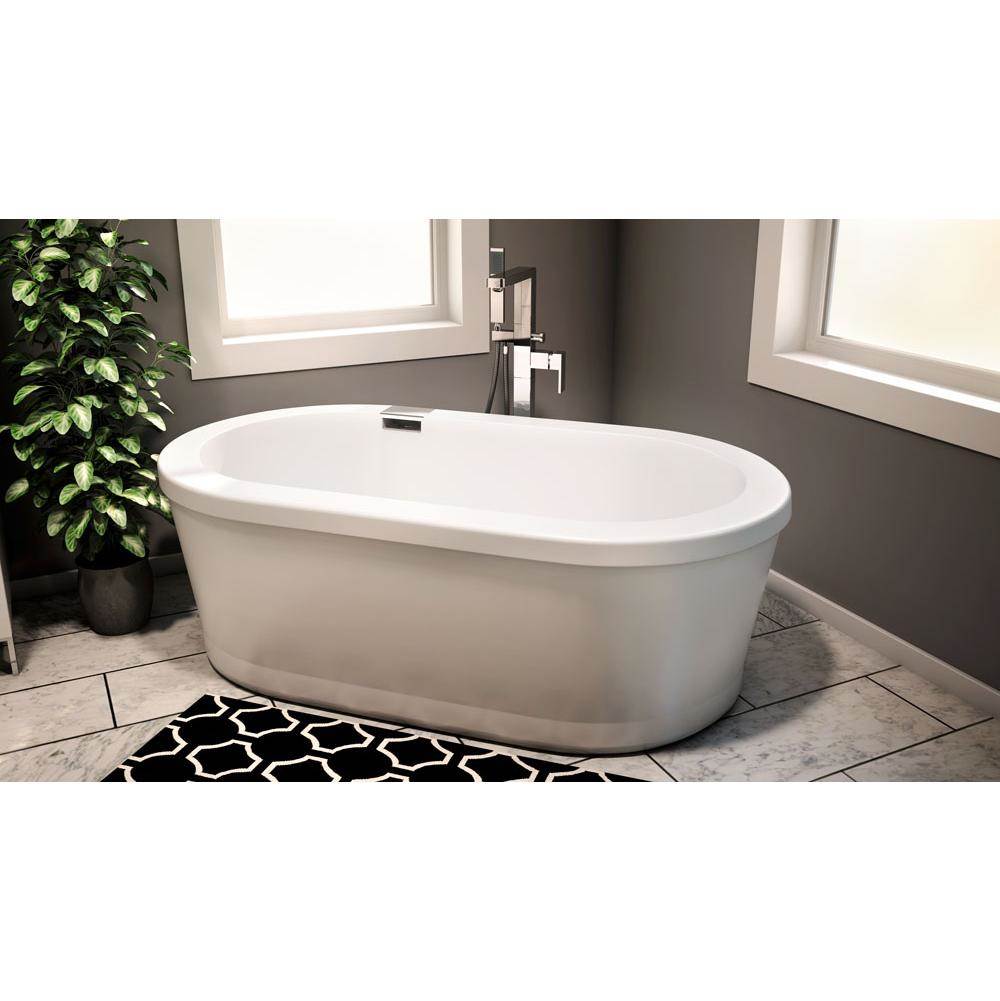 Produits Neptune Freestanding RUBY Bathtub 36x72, Mass-Air/Activ-Air, White with Color Skirt