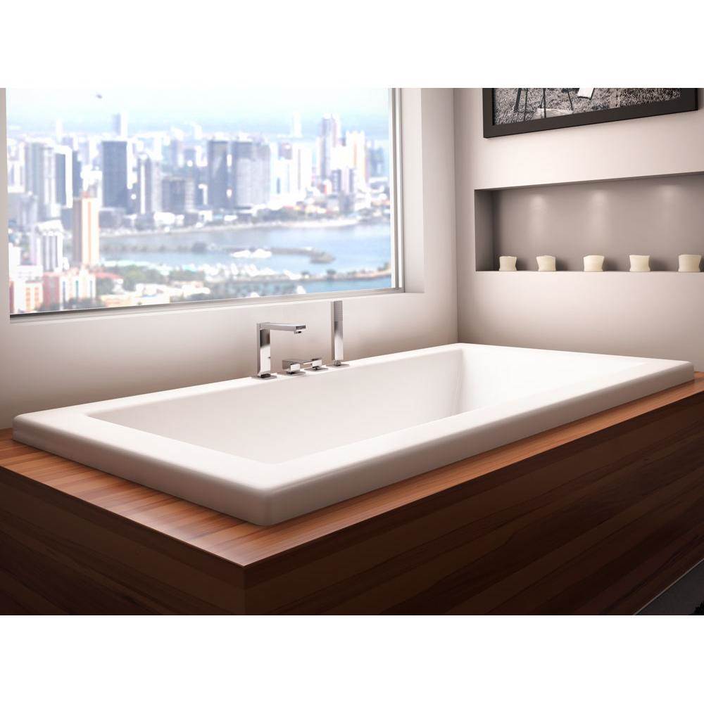 Produits Neptune ZENbathtub 32x72 with armrests and 2'' top lip, Mass-Air, Biscuit
