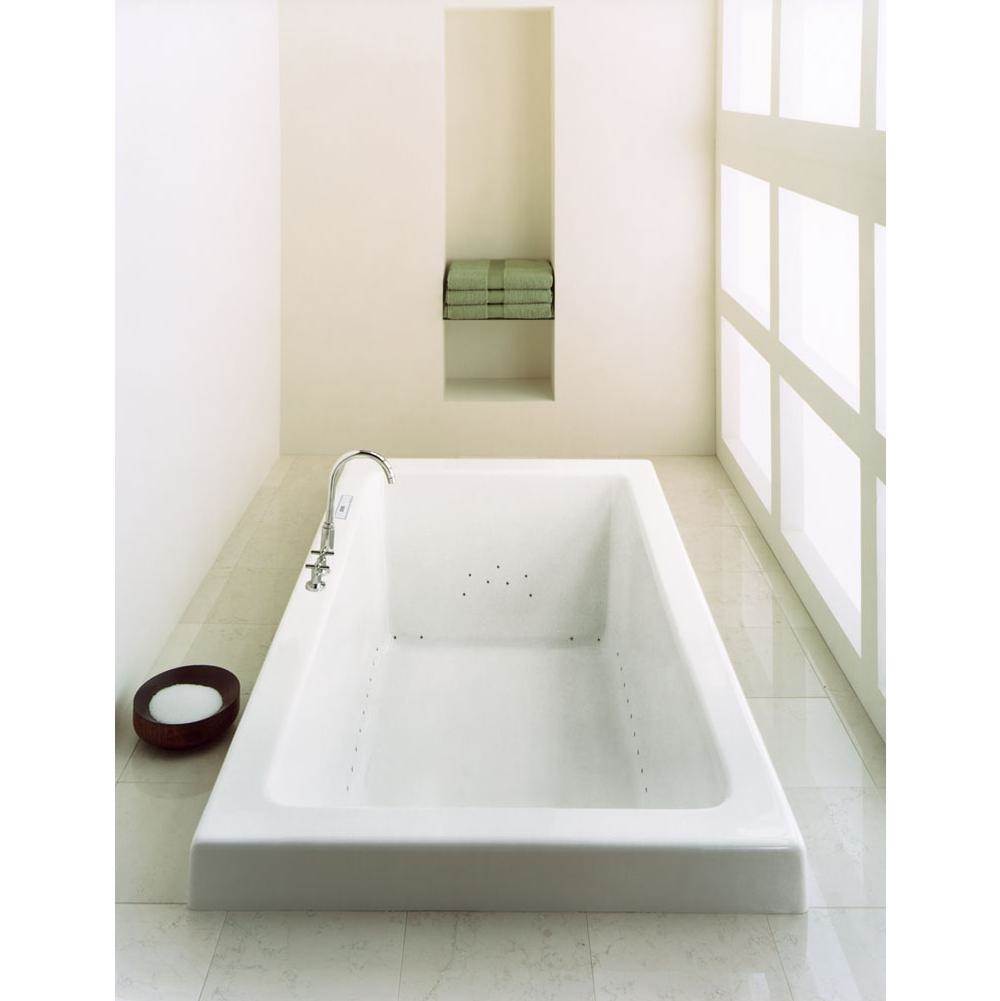 Produits Neptune ZEN bathtub 36x72 with armrests and 1'' top lip, Activ-Air, Biscuit