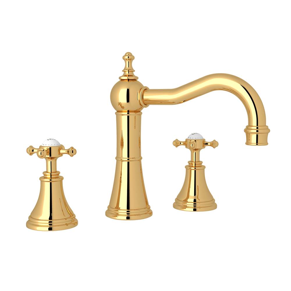 Perrin & Rowe Georgian Era™ Widespread Lavatory Faucet With Column Spout