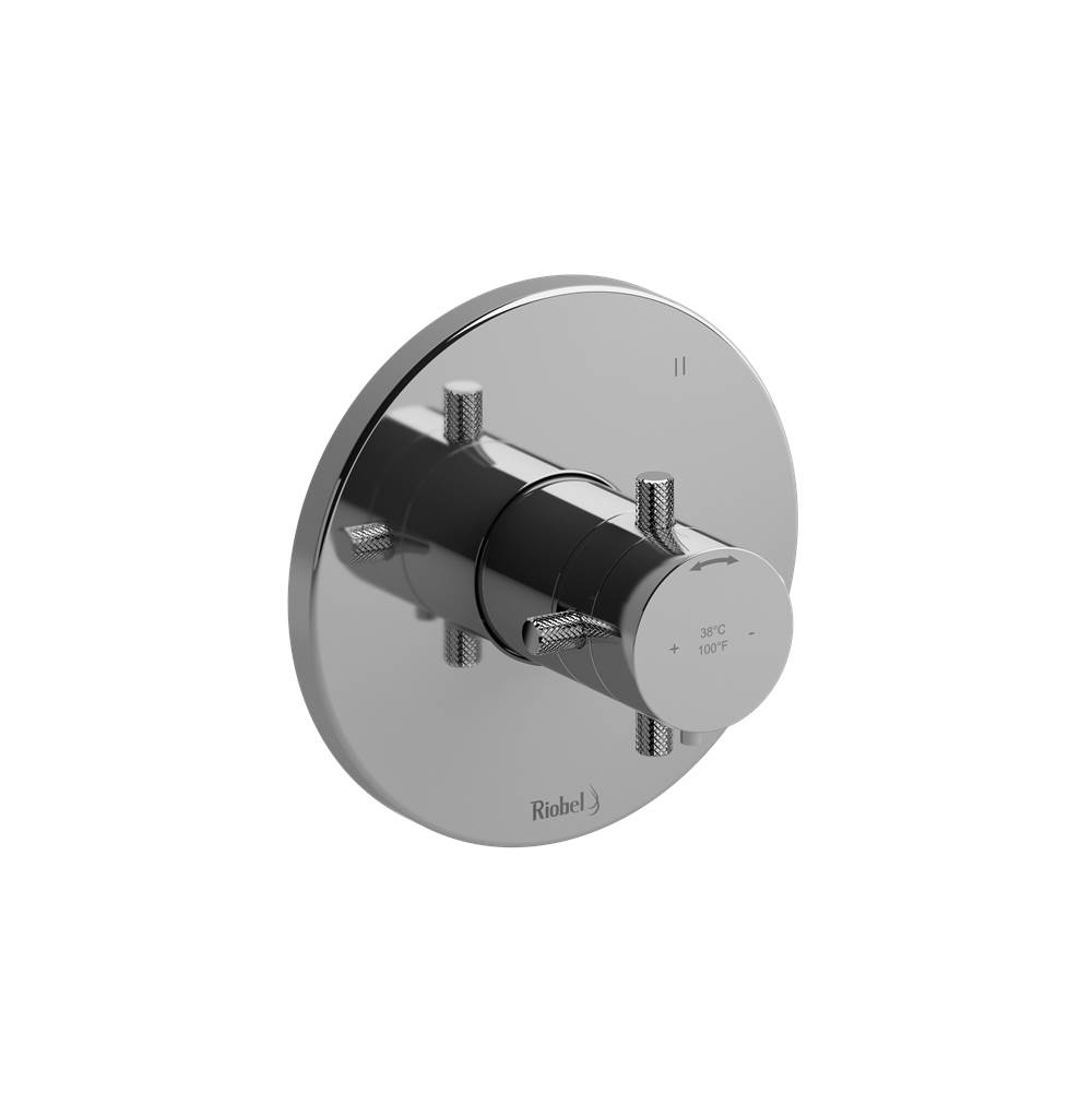 Riobel 3-way Type T/P (thermostatic/pressure balance) coaxial valve trim