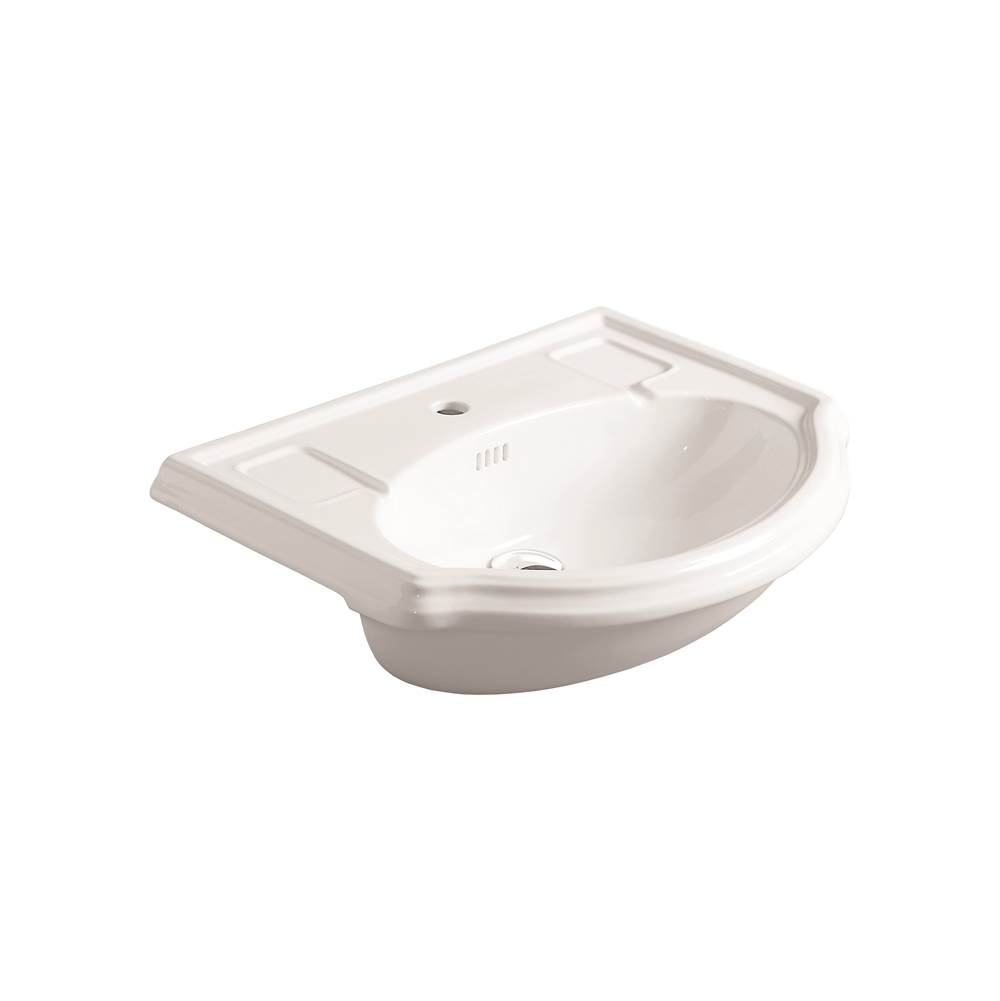 Simas Semi inset and fully washbasin - 670x490x200mm