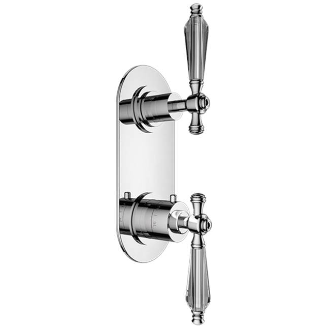 Santec TRIM (Shared Function) - 1/2'' Thermostatic Trim with Volume Control and 3-Way Diverter