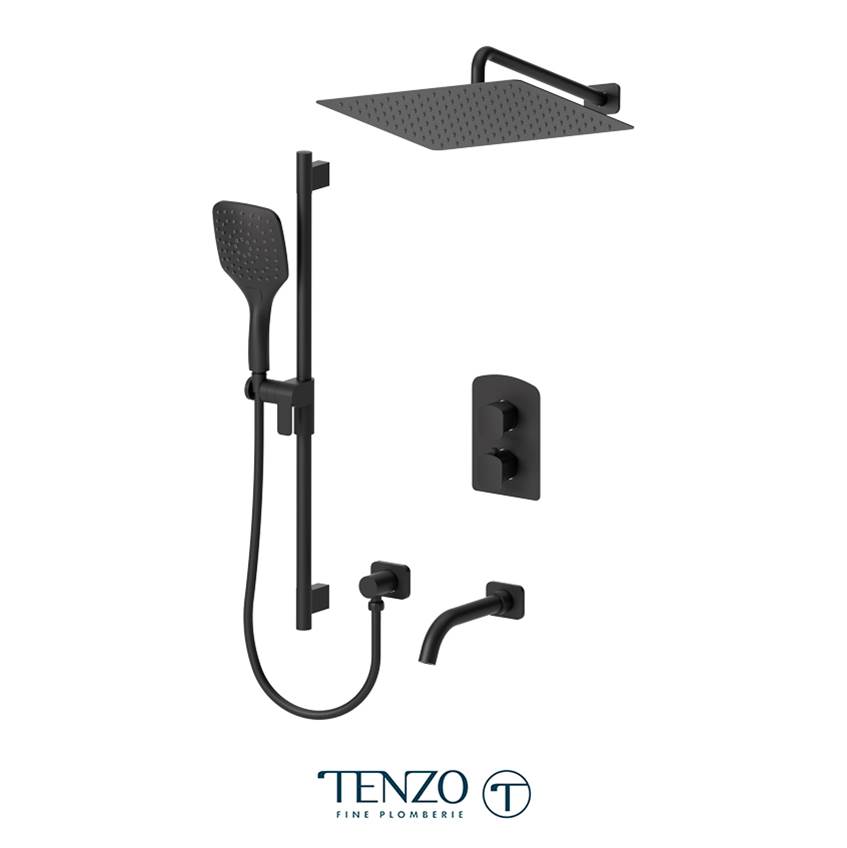 Tenzo Delano T-Box kit 3 functions thermo matte black finish