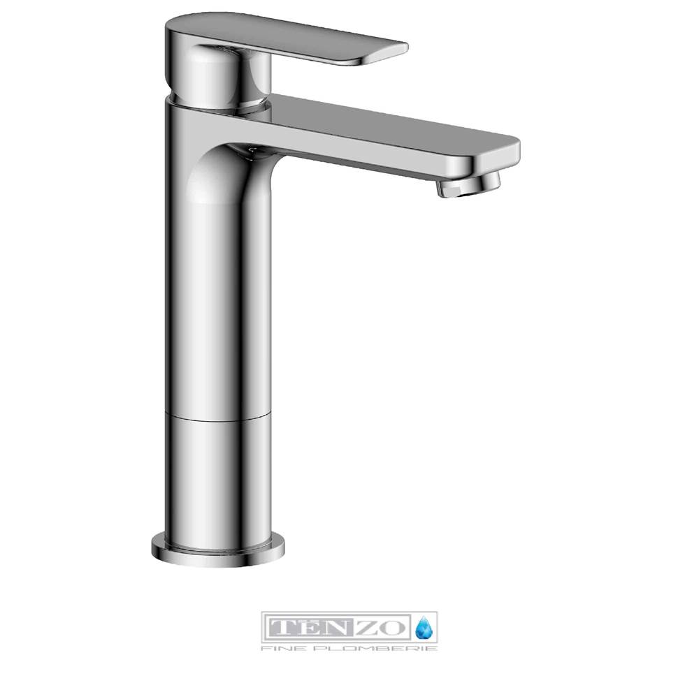 Tenzo Delano single hole tall lavatory faucet chrome