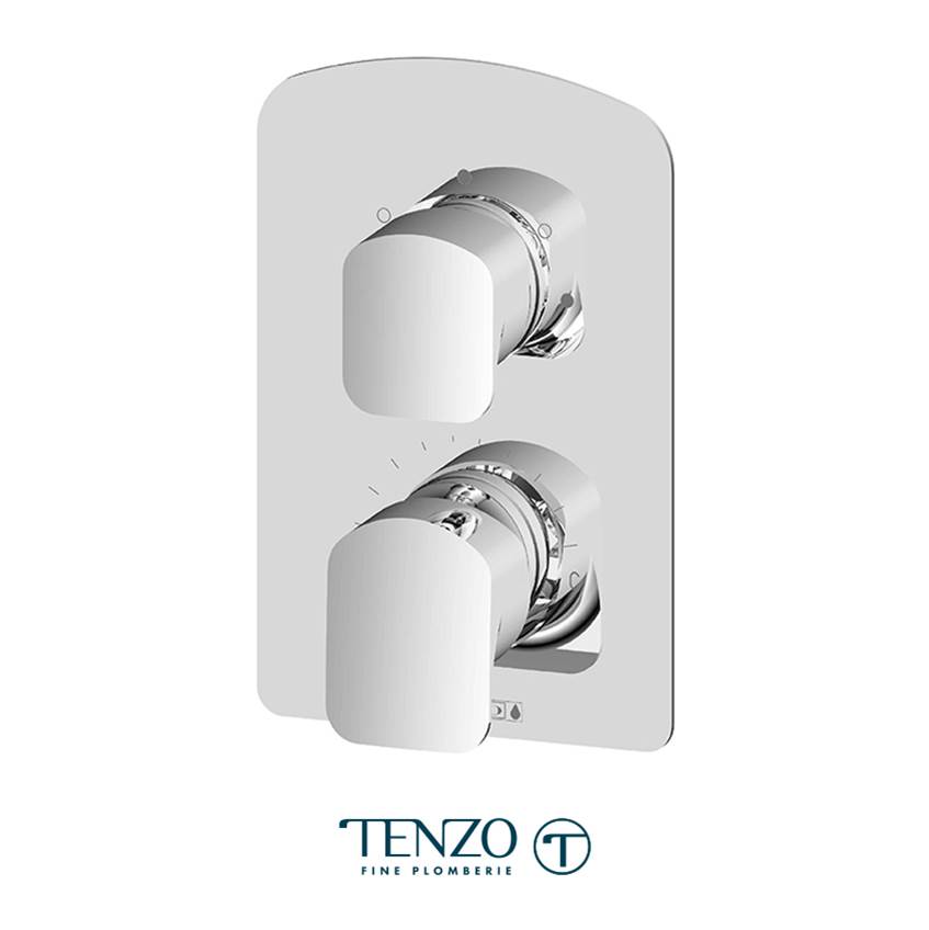 Tenzo Delano T-Box valve 3 functions pres bal chrome finish