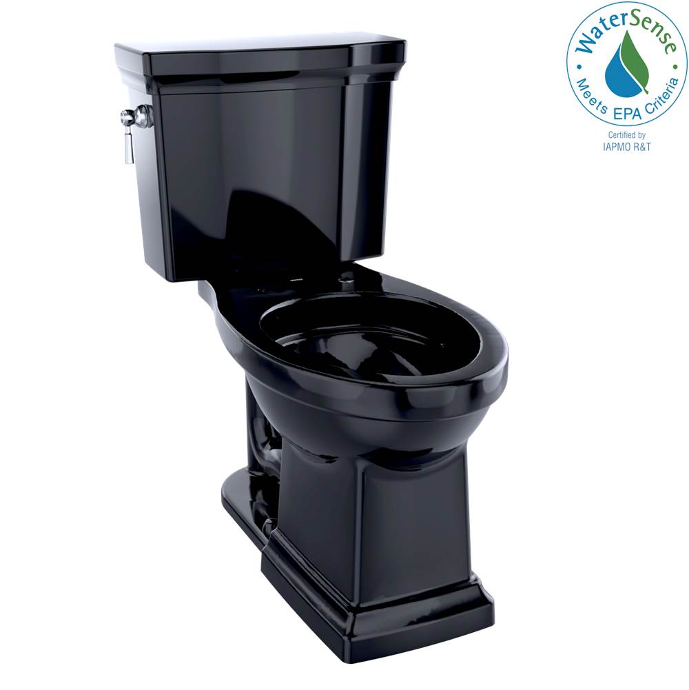 TOTO Toto® Promenade® II 1G® Two-Piece Elongated 1.0 Gpf Universal Height Toilet, Ebony