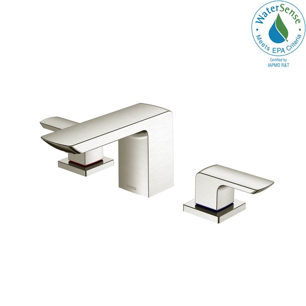 TOTO Toto® Gr Series 1.2 Gpm Two Handle Widespread Bathroom Sink Faucet With Drain Assembly, Brushed Nickel