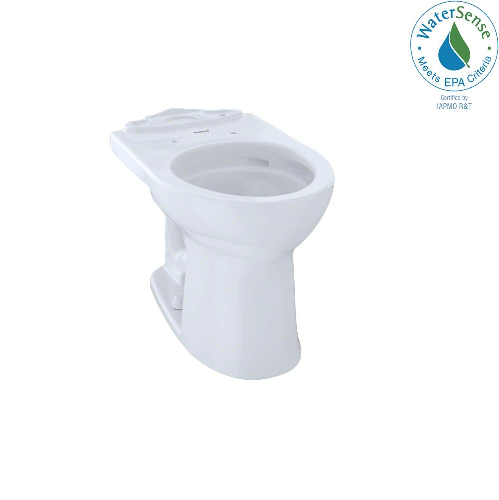 TOTO Toto® Drake® II Universal Height Round Toilet Bowl With Cefiontect, Cotton White
