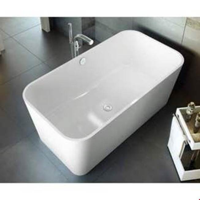 Victoria + Albert Edge 59'' x 32'' Freestanding Soaking Bathtub With Void