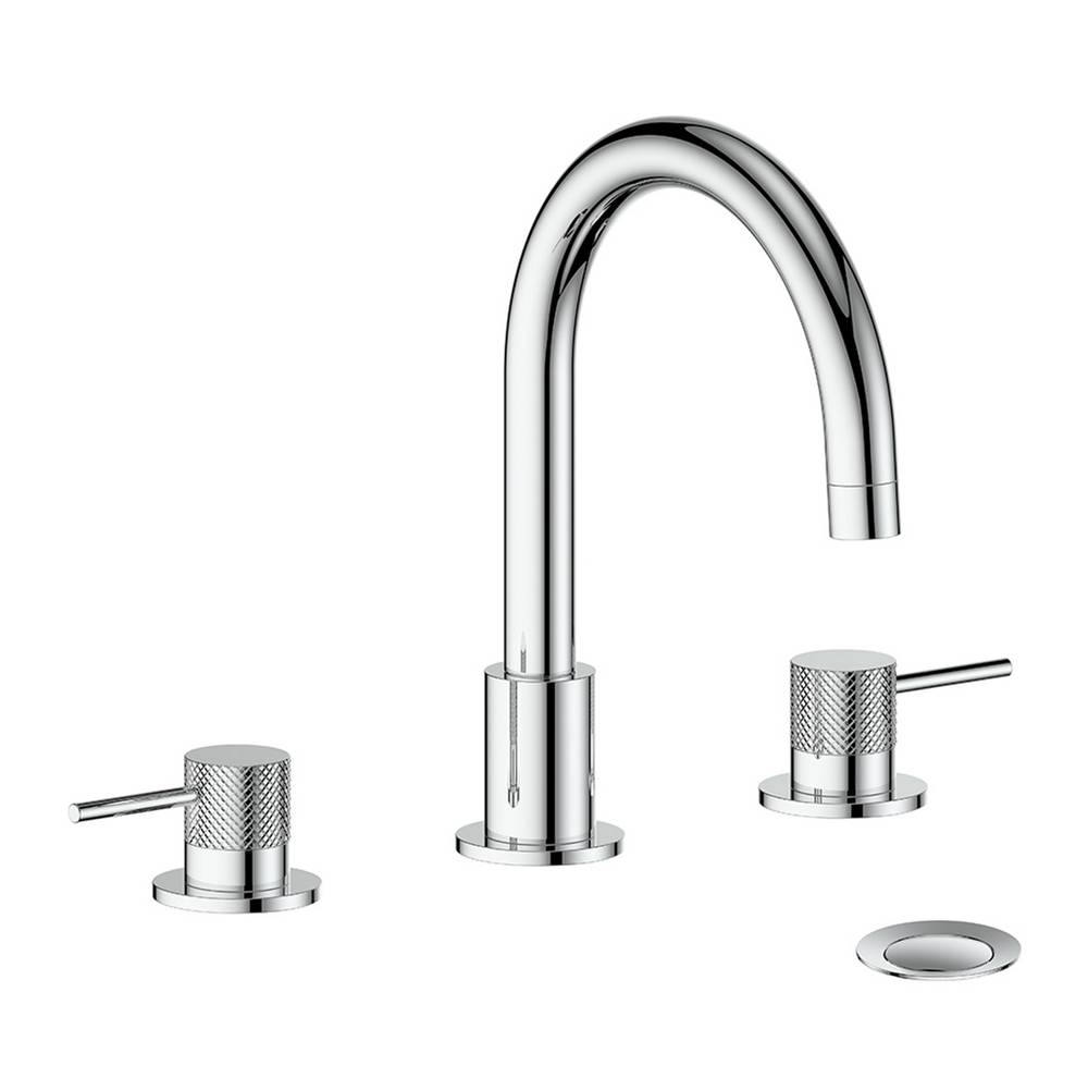 Vogt Drava Lavatory Faucet with Pop-Up, 8'' Center-to-Center, Chrome