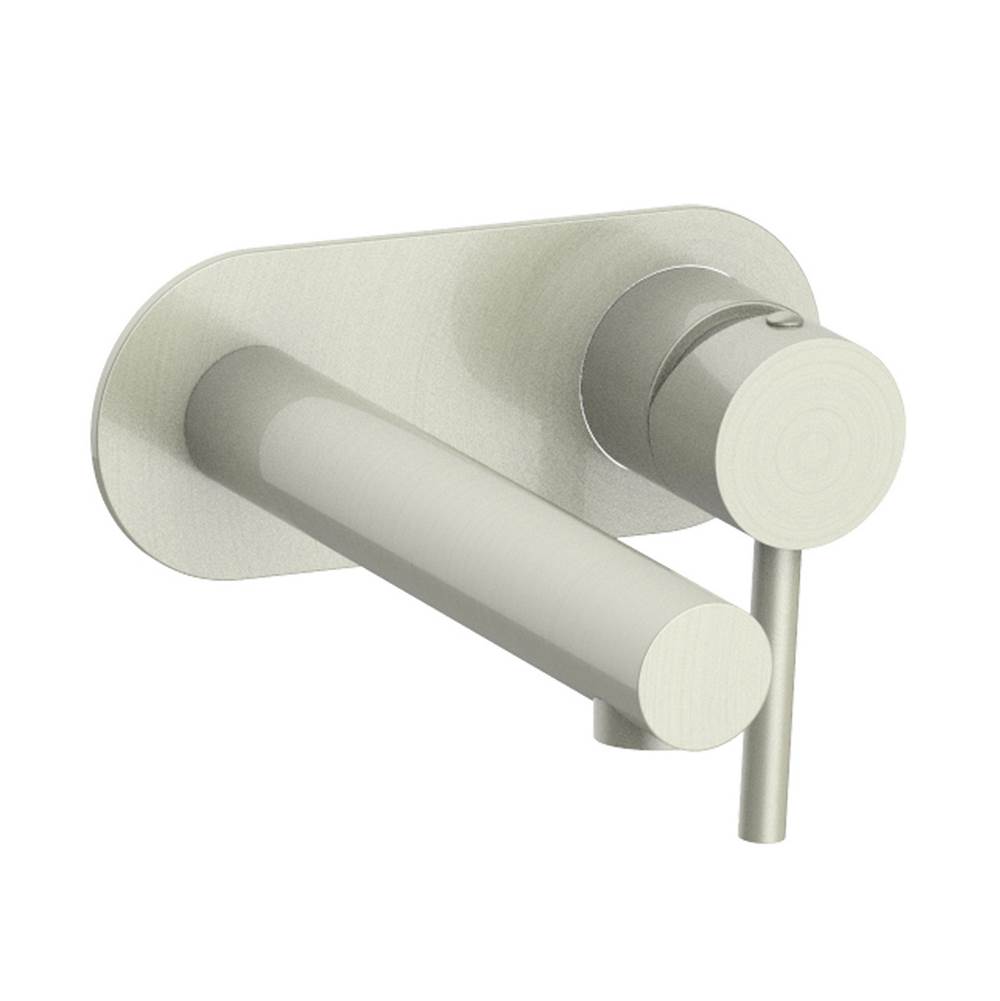 Vogt Worgl Trim for Wall Mount Lavatory Faucet with Single Plate, Brushed Nickel