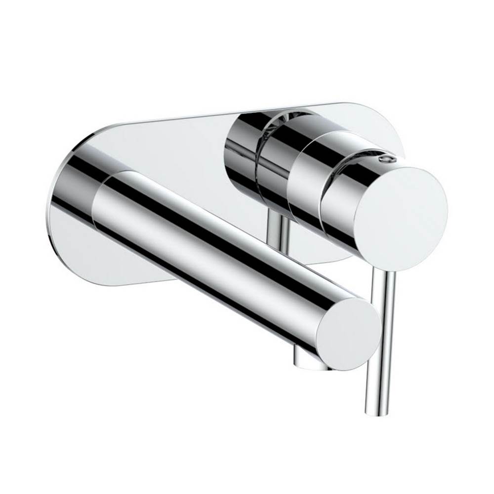 Vogt Worgl Trim for Wall Mount Lavatory Faucet with Single Plate, Chrome