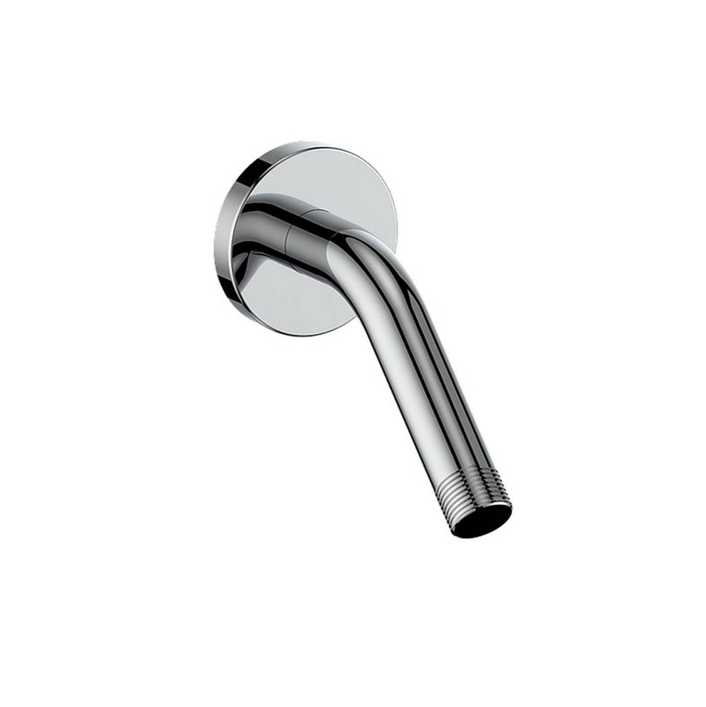 Vogt Wall Mount Shower Arm with Round Flange, 6'', Chrome