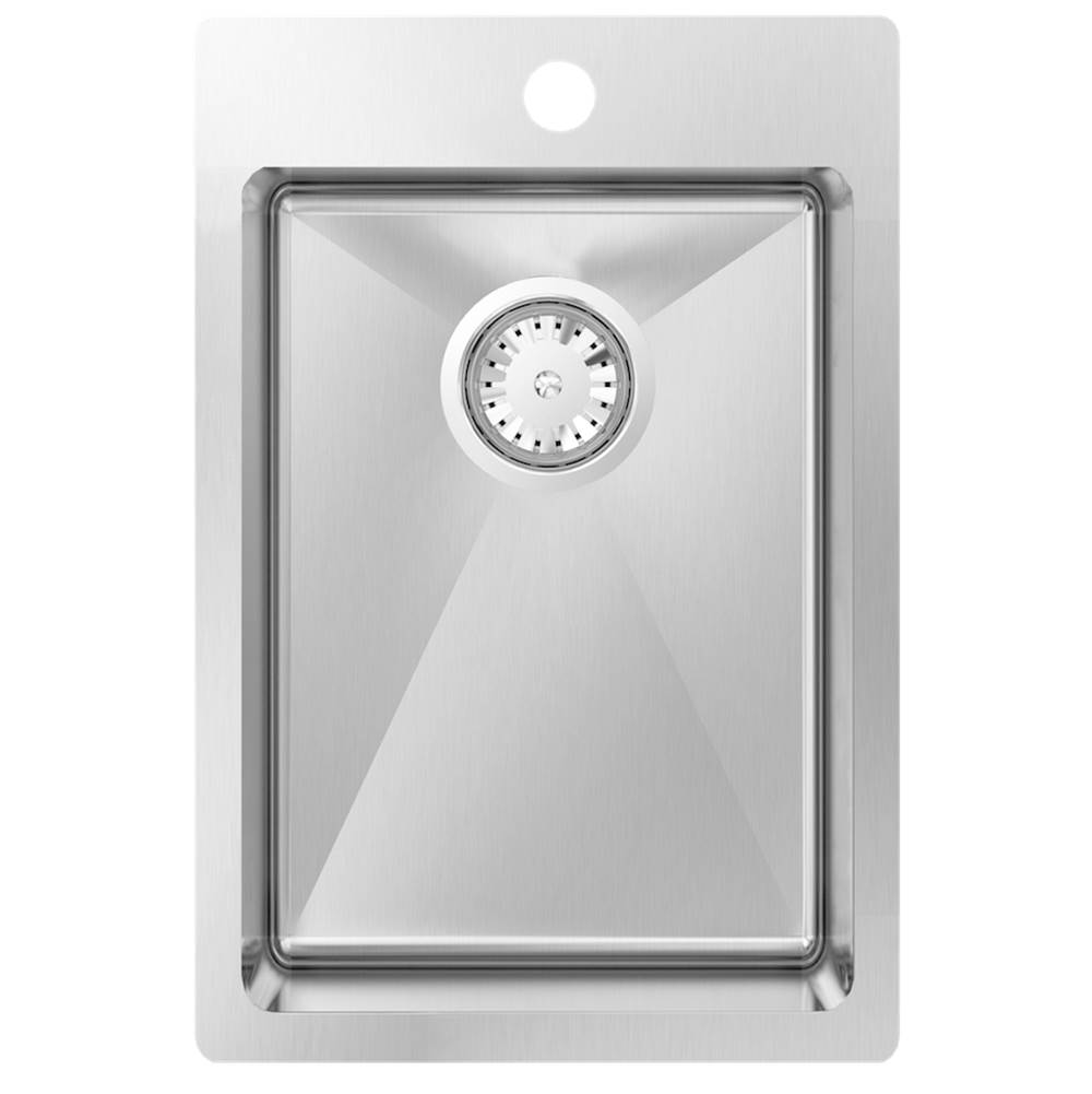 Zomodo Montego Bar Sink - Tap Ledge Drop-in, 18ga, R15