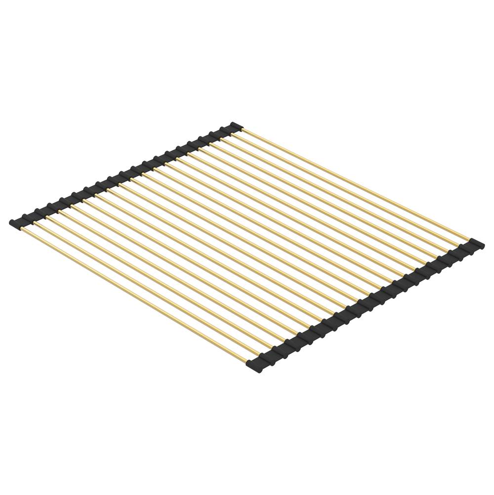 Zomodo Eureka Gold stainless steel roll-out drying mat or trivet